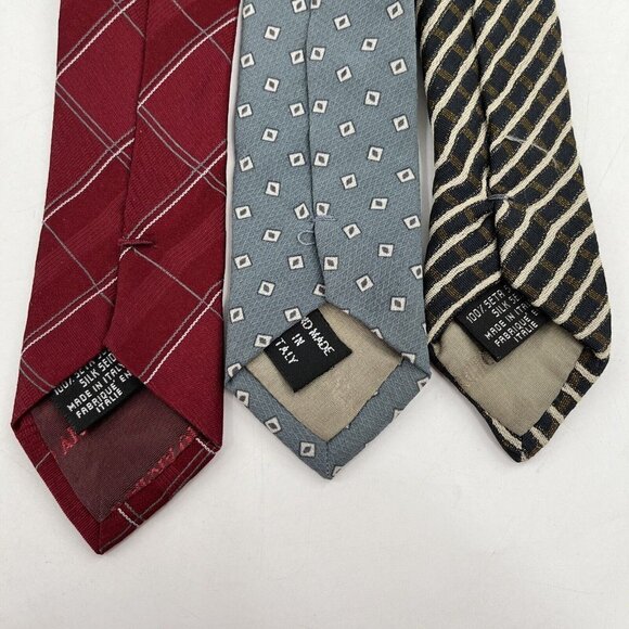 GIORGIO ARMANI Men's Silk Tie Necktie ITALY Luxury LOT of 3 EUC - Picture 11 of 16